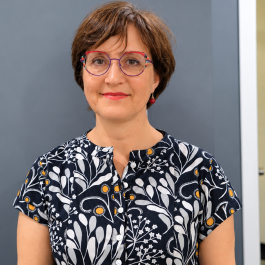 Professional Portrait in Floral Dress