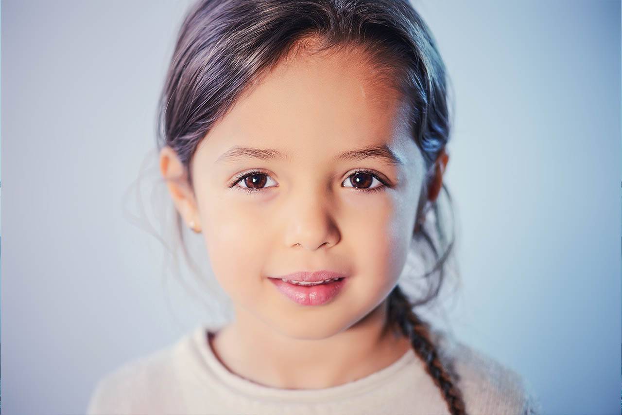 Child Girl Brown Eyes 1280×853